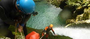 Canyoning Intsra Wasserfall