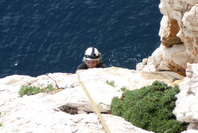 Sardinien Meer Klettern