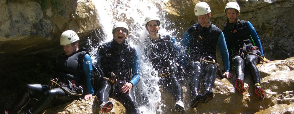 Canyoning in Bovec