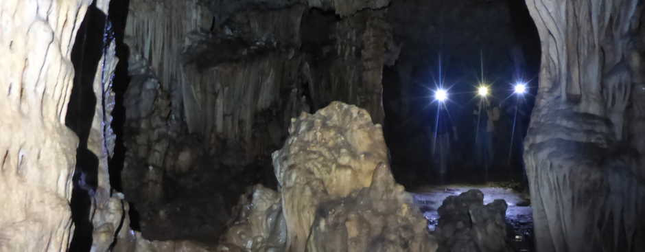 Höhle während der Erlebnisreise