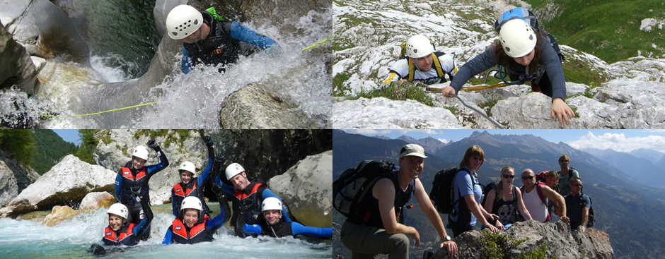 Aktivurlaub, Abenteuerurlaub Hohe Alpen