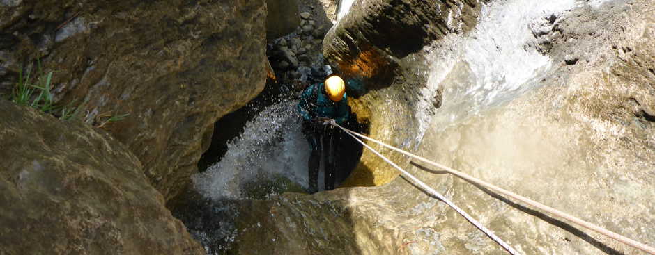 Canyoning Beal Noir, Frankreich