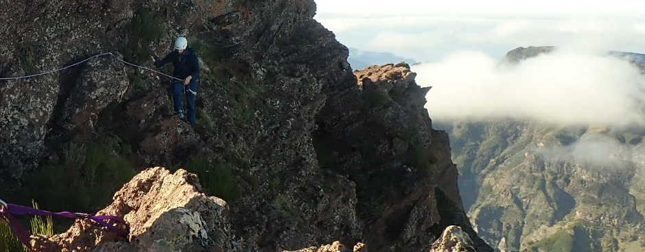 Klettersteig Portugal, Pico Cidrao Klettersteig