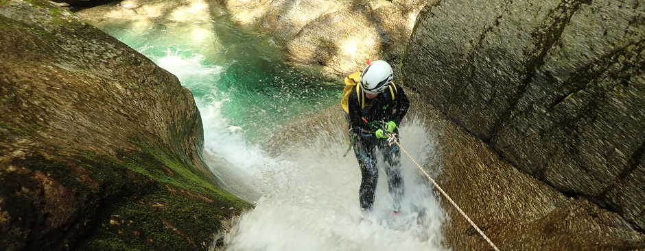 Canyoning Domodossola, Italien