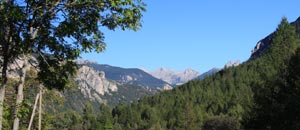 Das Freissinieres Tal, Berge und Wasserfälle