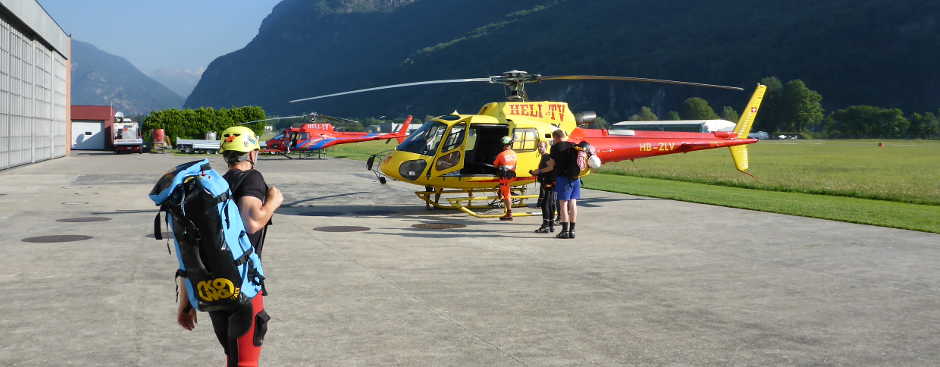 Heli Canyoning Schweiz